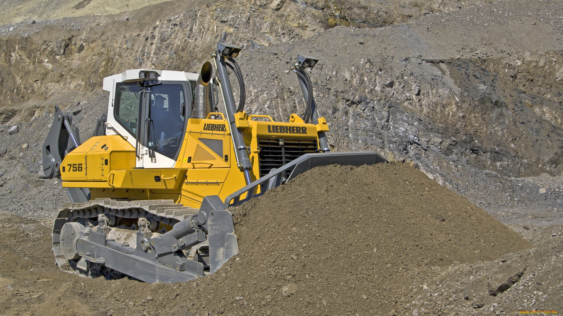 техника, бульдозеры, liebherr