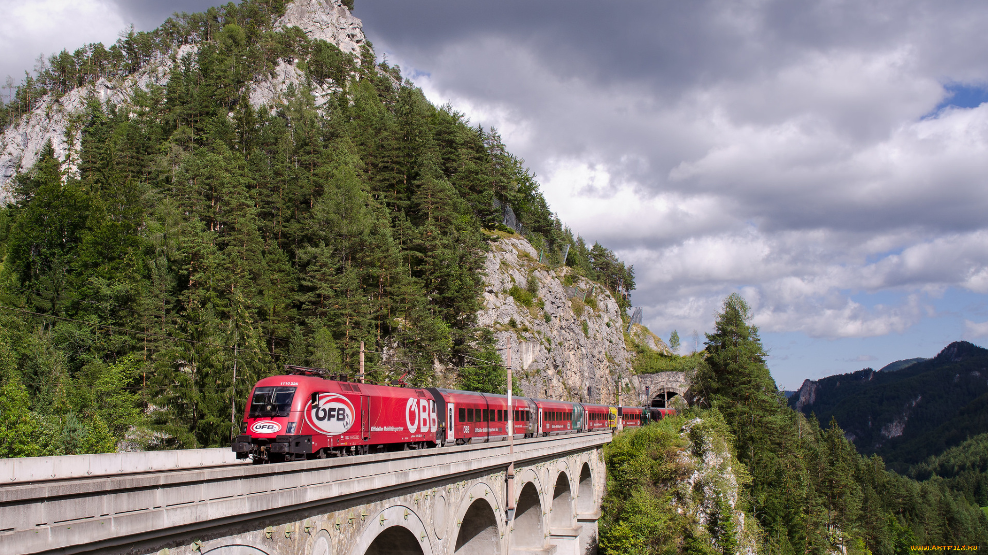 техника, поезда, локомотив, состав