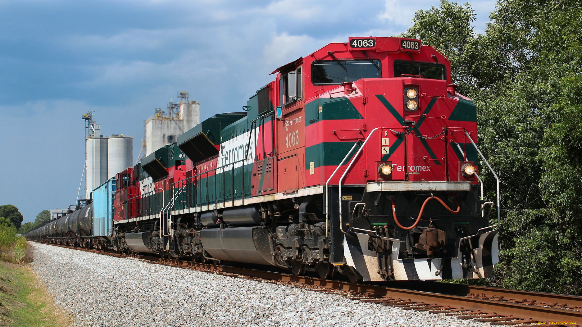 техника, поезда, состав, локомотив