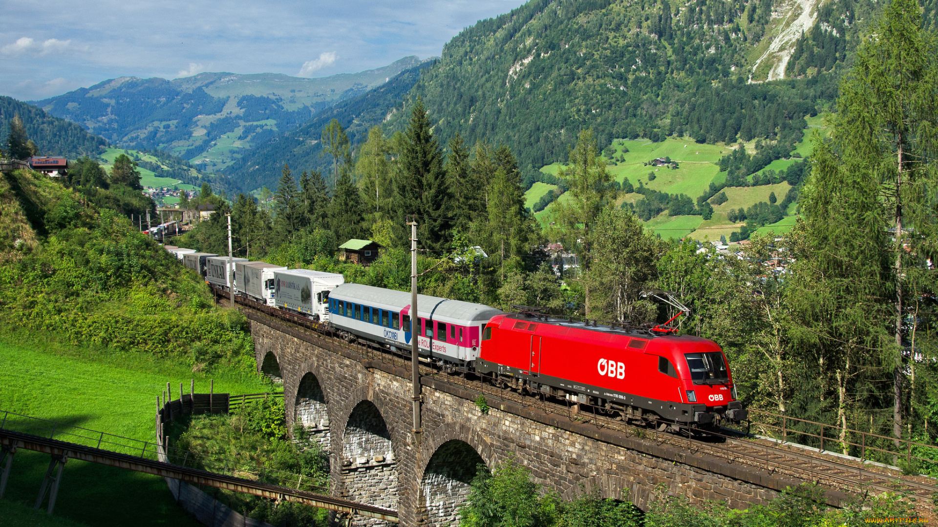 техника, поезда, состав, локомотив