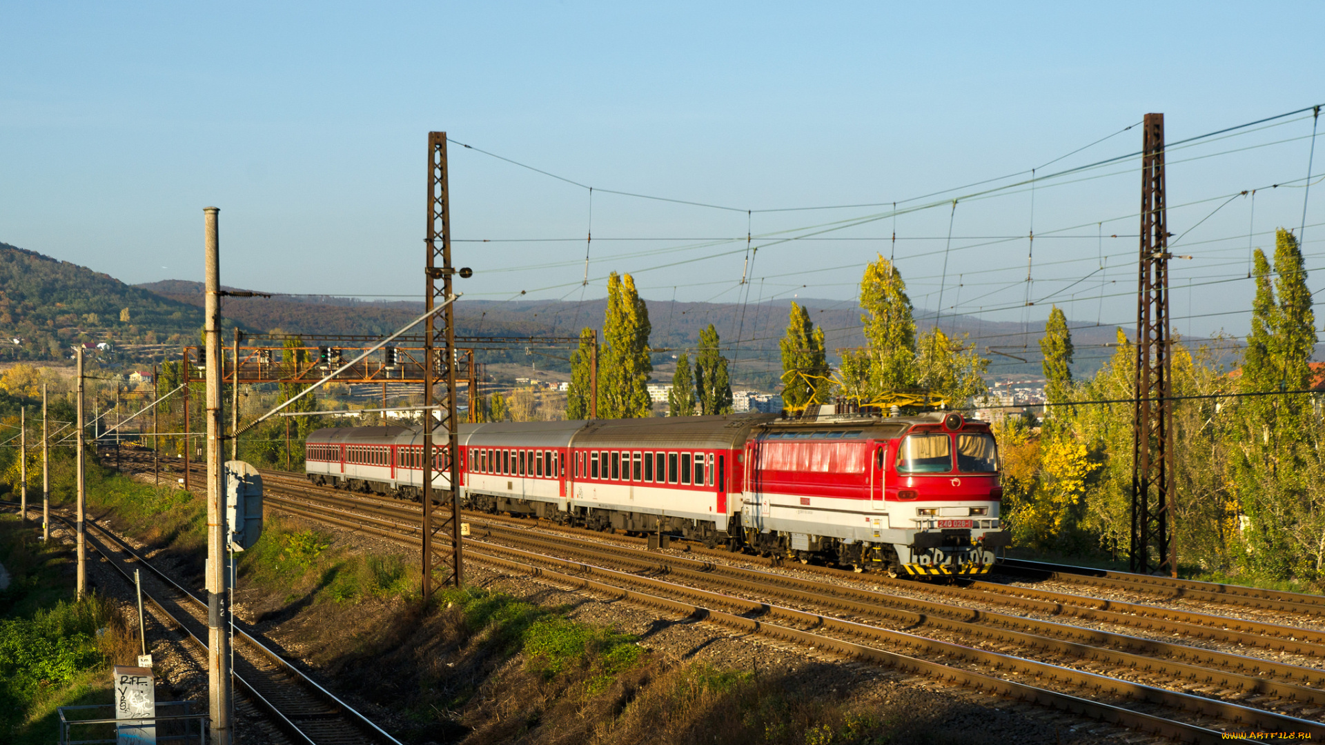 техника, поезда, состав, локомотив