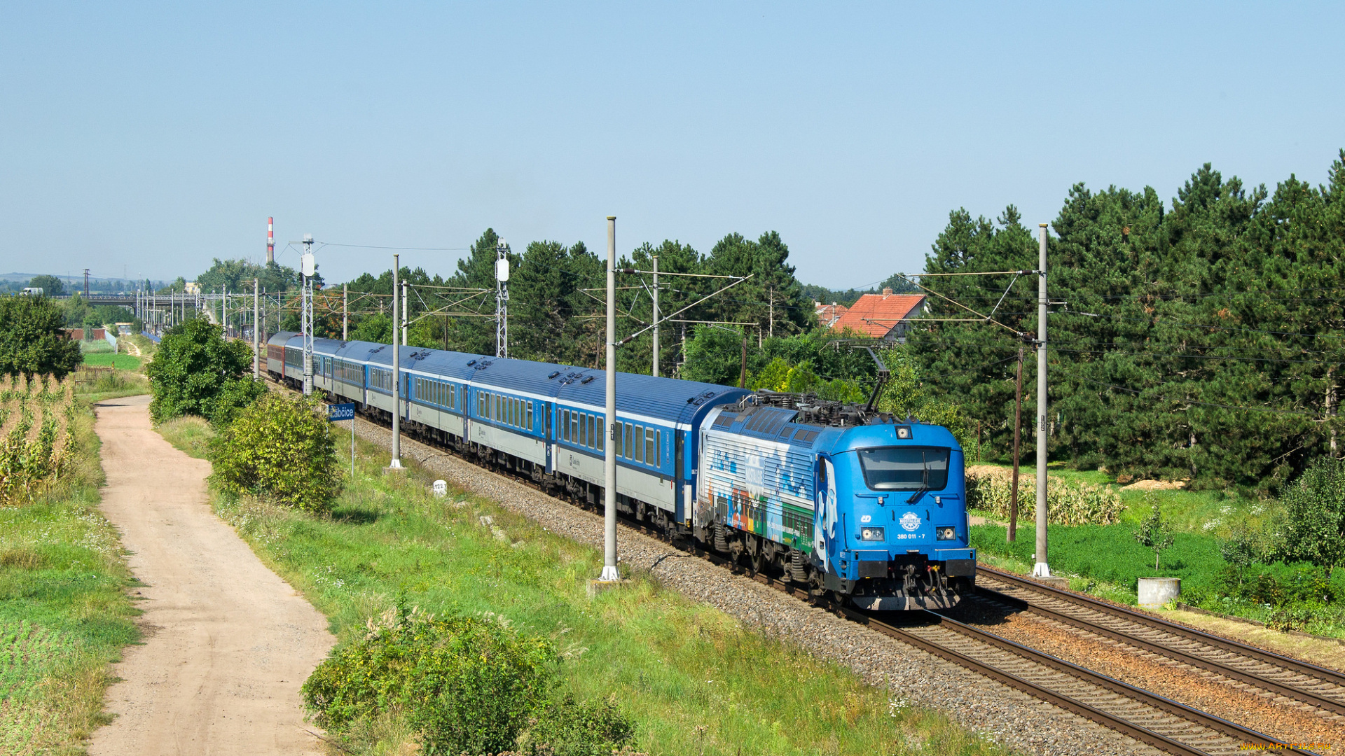 техника, поезда, состав, локомотив