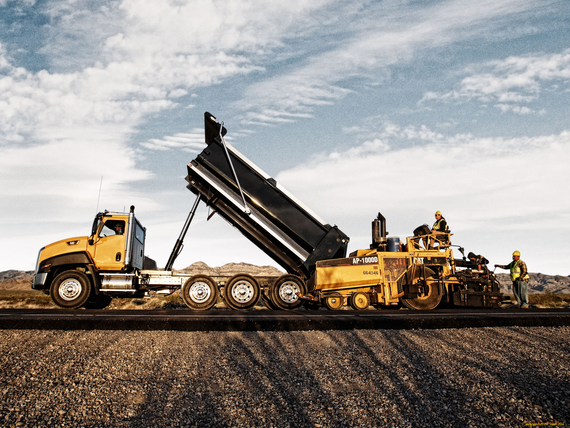 caterpillar, ct660, dump, truck, 2011, техника, асфальтоукладочная, техника