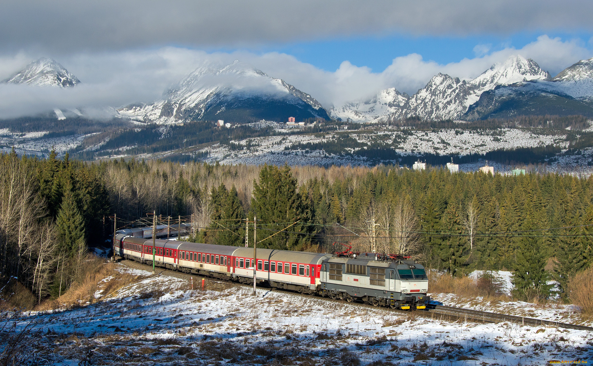 техника, поезда, состав, локомотив