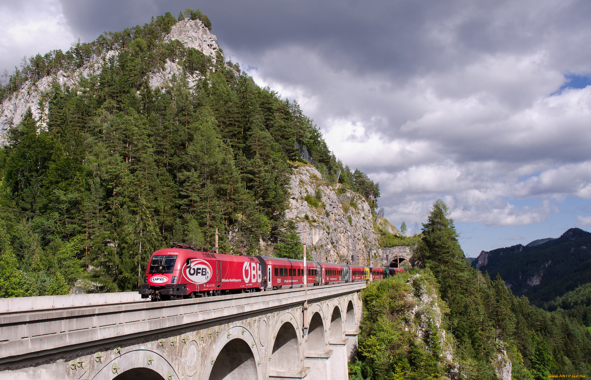 техника, поезда, локомотив, состав