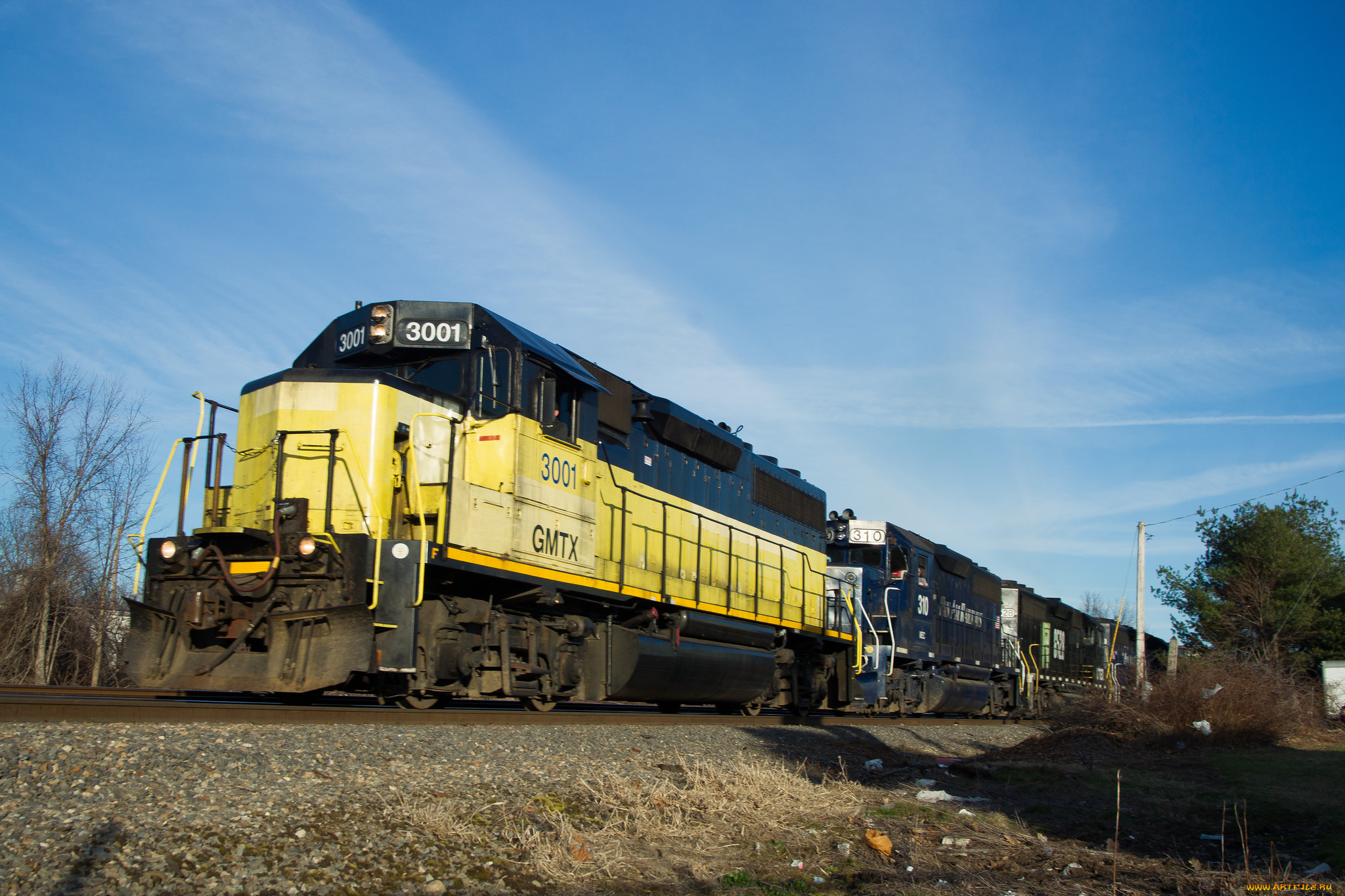 техника, поезда, локомотив, состав