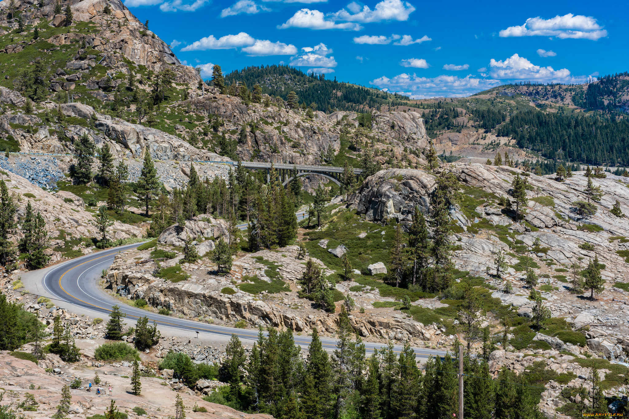 природа, дороги, простор