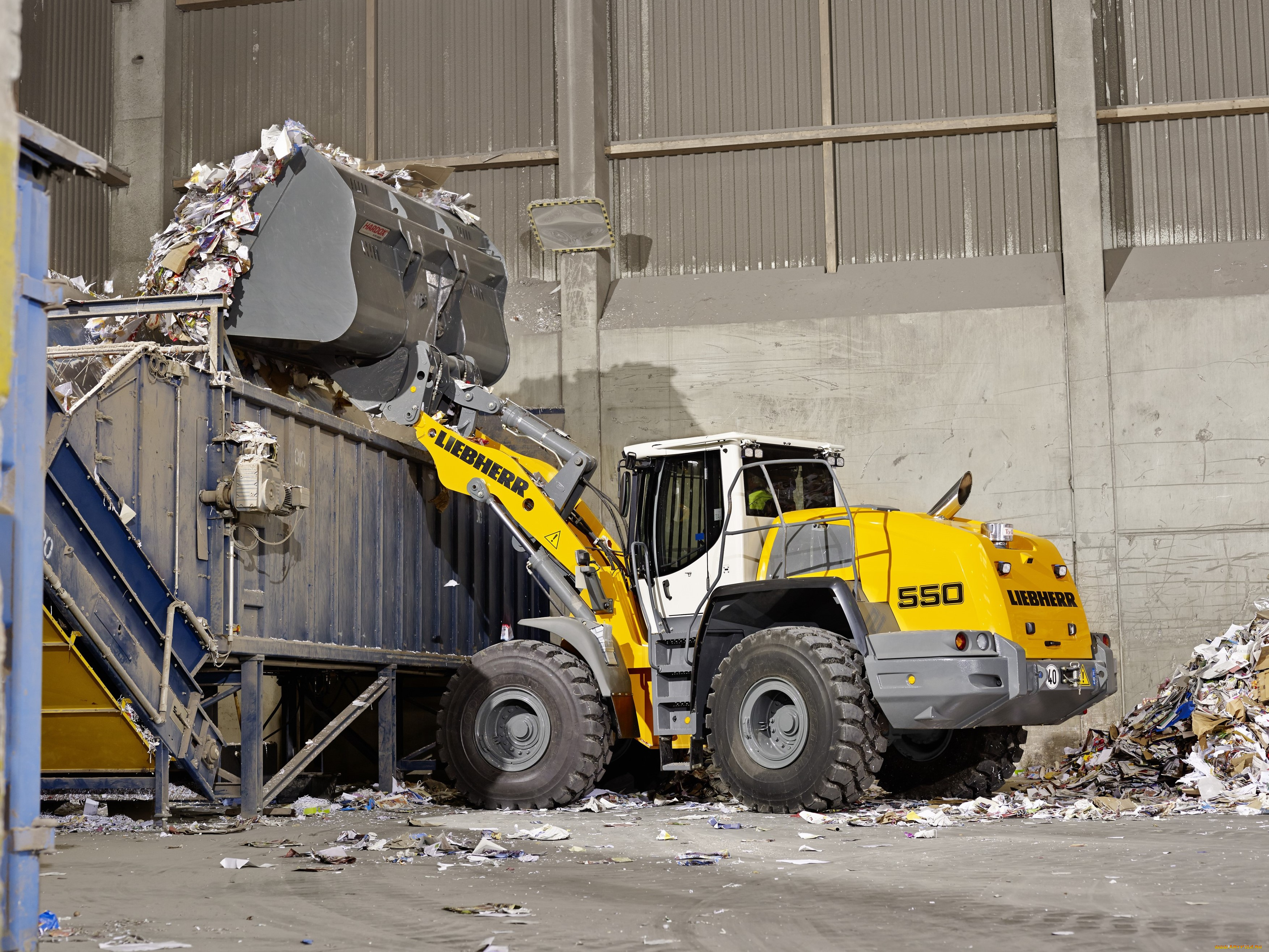 техника, фронтальные, погрузчики, liebherr