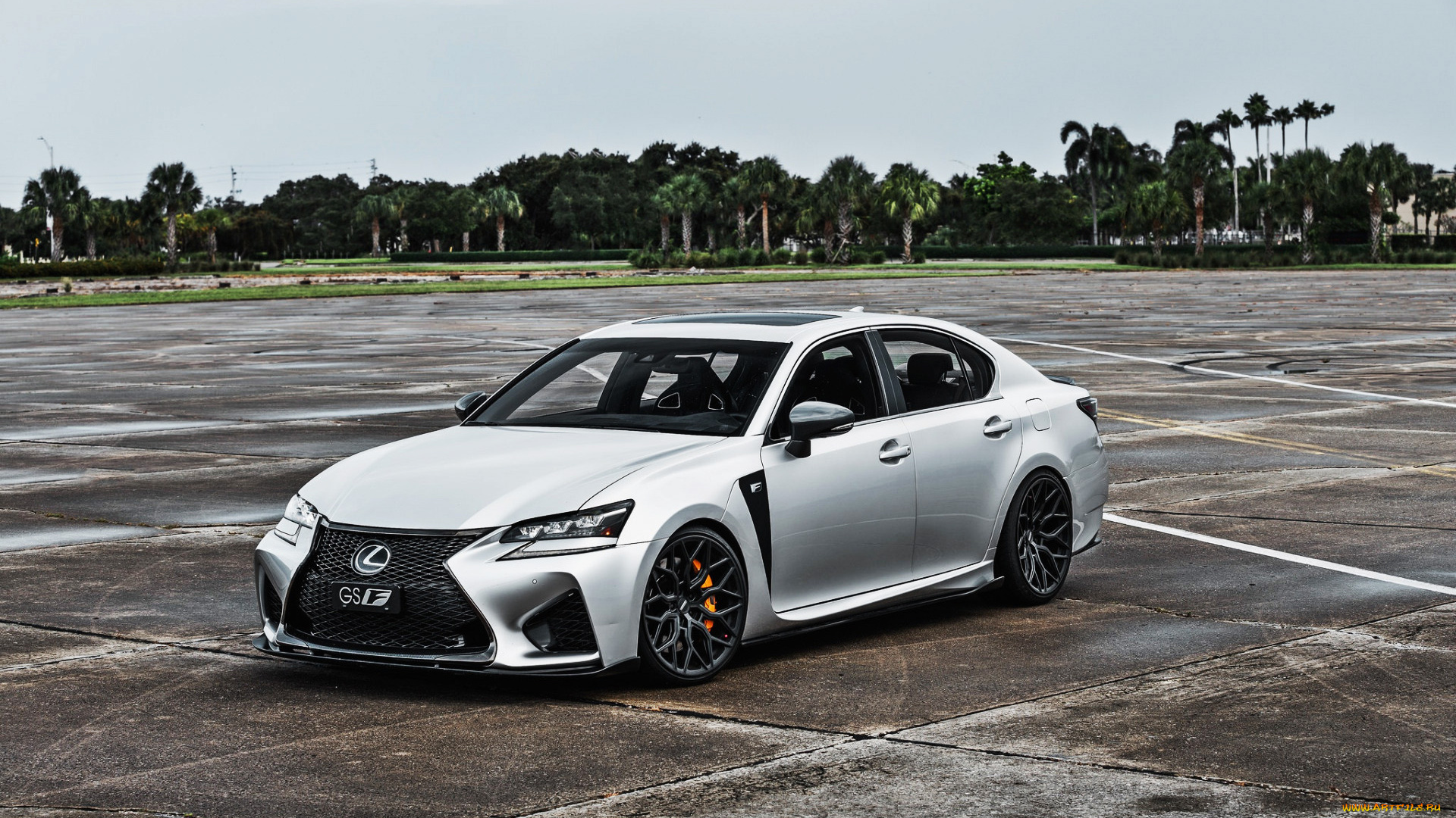 2018, lexus, gs-f, автомобили, lexus, япония, лексус, вид, спереди, внешний, тюнинг, седан, спортивный, серебристый