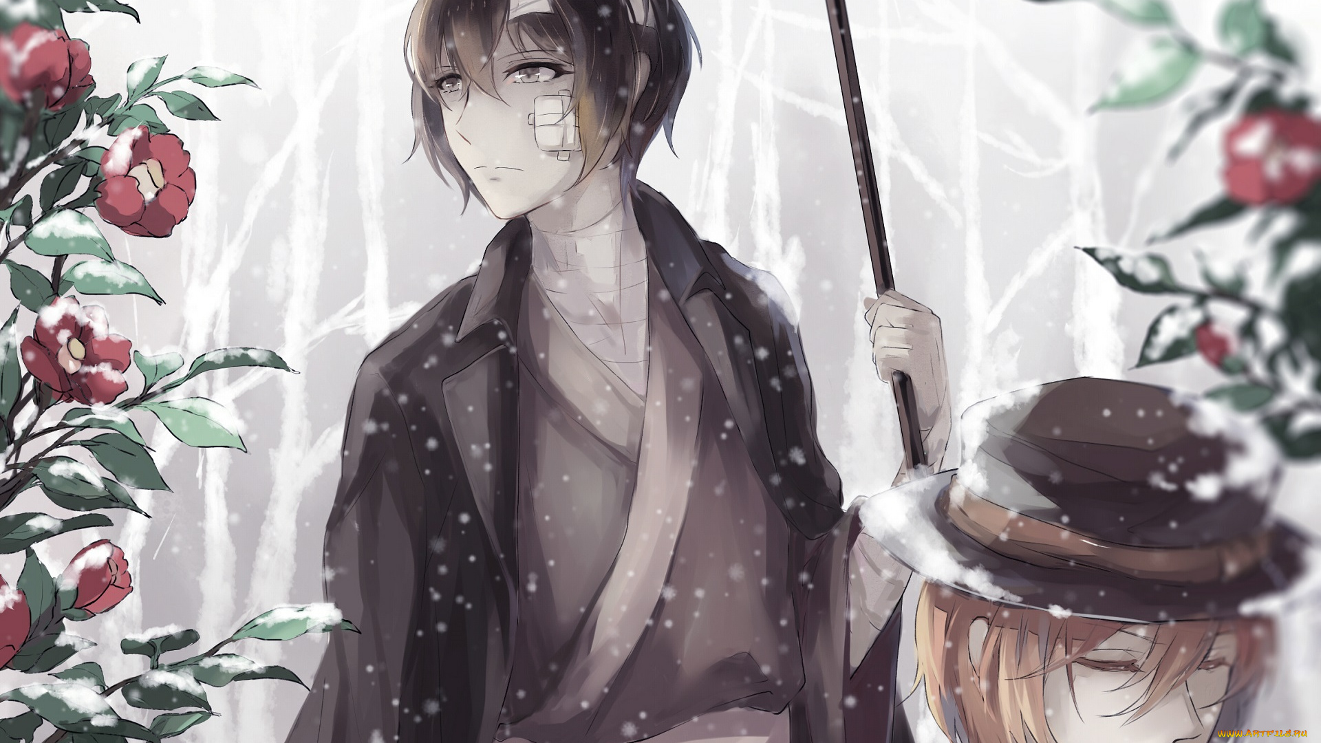 аниме, bungou, stray, dogs, бродячие, псы, литературные, гении