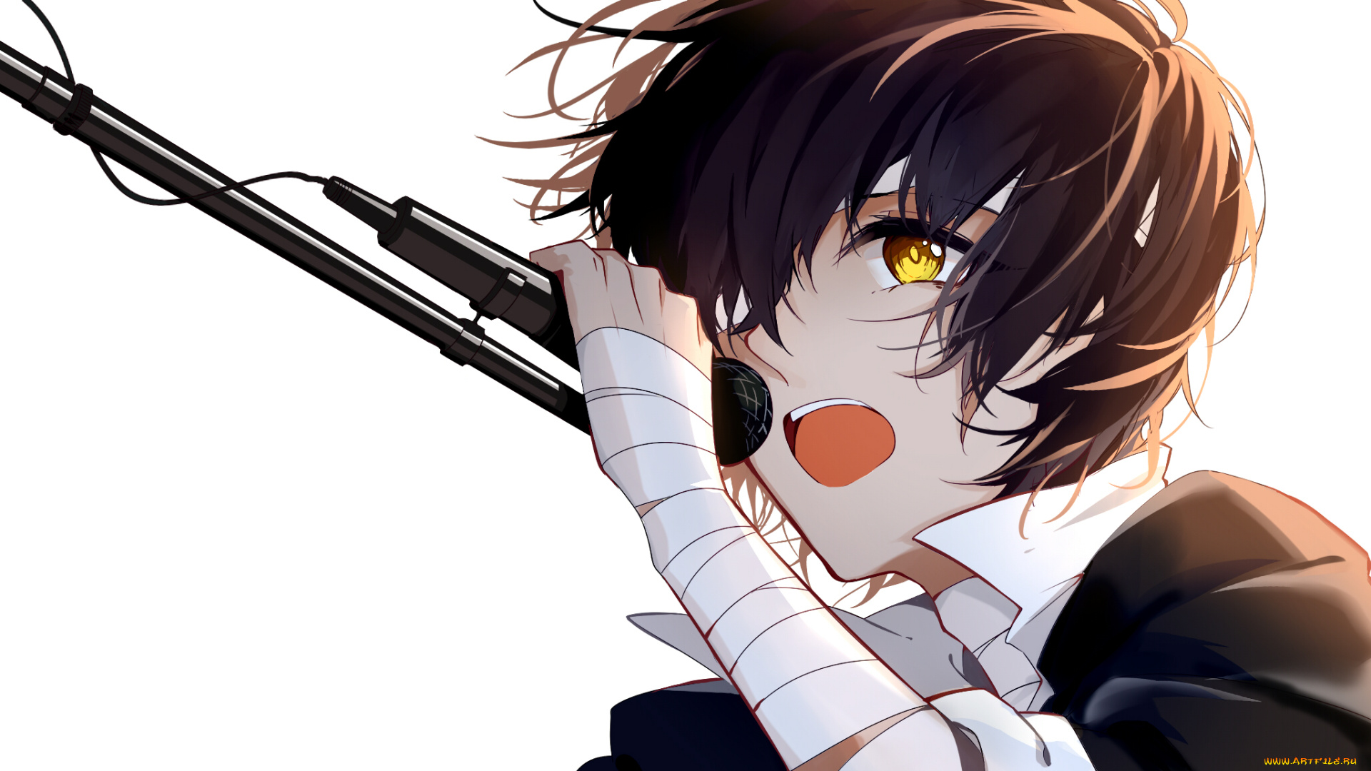 аниме, bungou, stray, dogs, бродячие, псы, литературные, гении