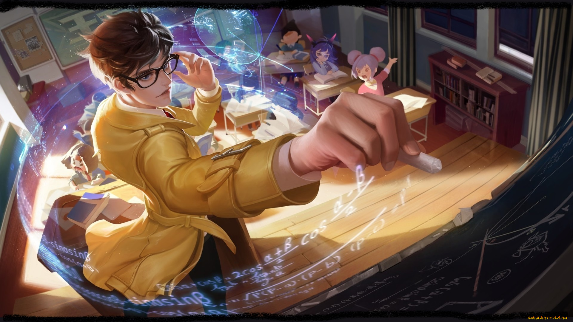 аниме, магия, , колдовство, , halloween, yuyu, wang