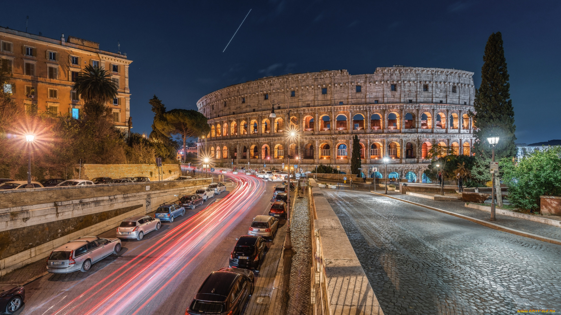 colosseo-, roma, города, рим, , ватикан, , италия, простор
