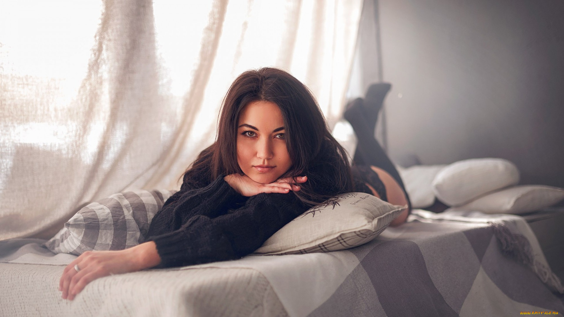 девушка, девушки, -unsort, , брюнетки, темноволосые, модель