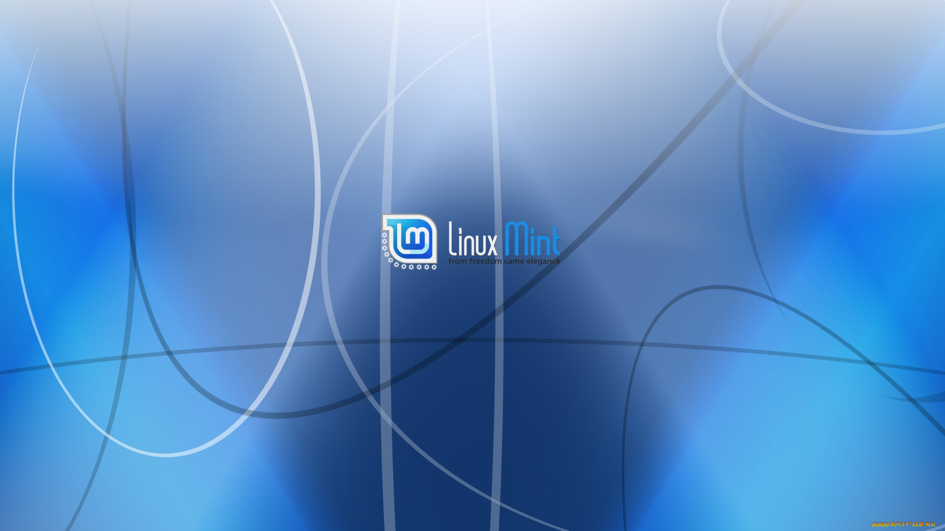 компьютеры, linux, логотип, фон