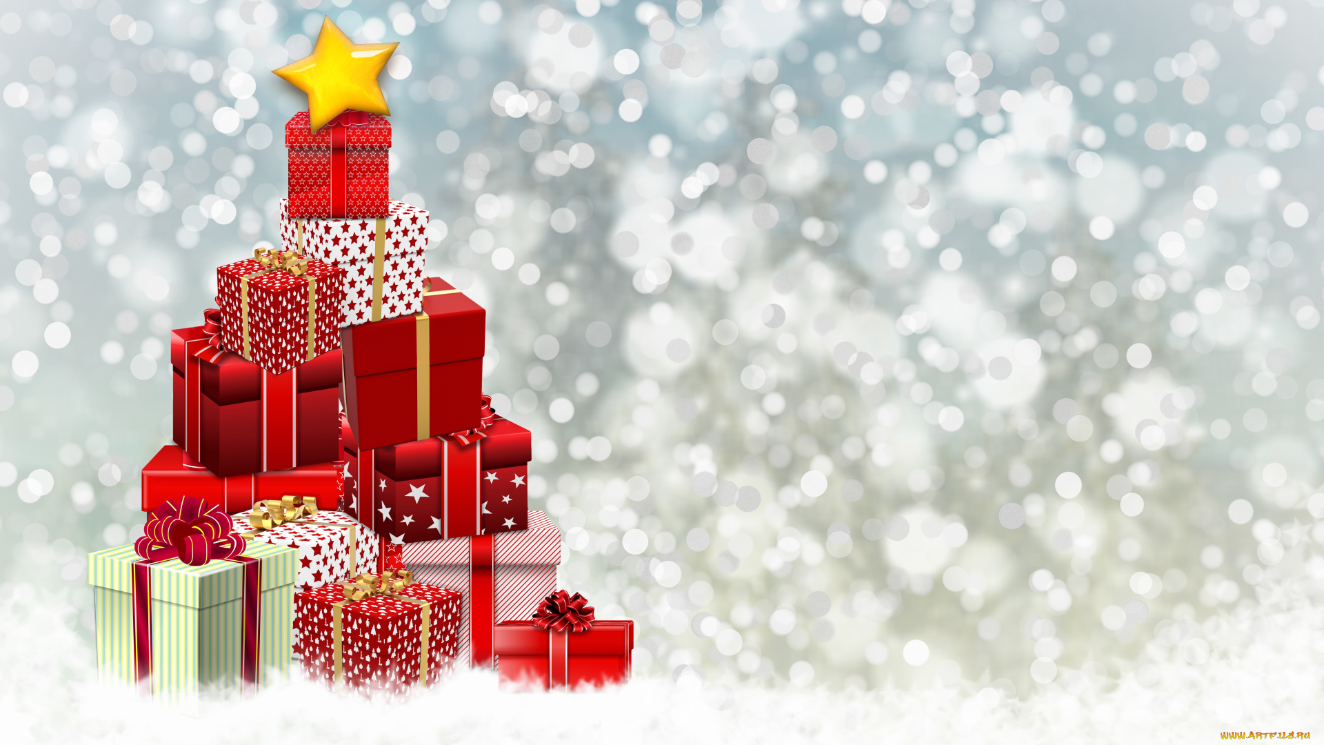 праздничные, подарки, и, коробочки, подарки