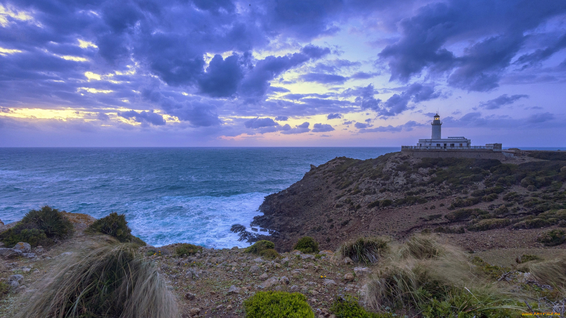 природа, побережье, простор