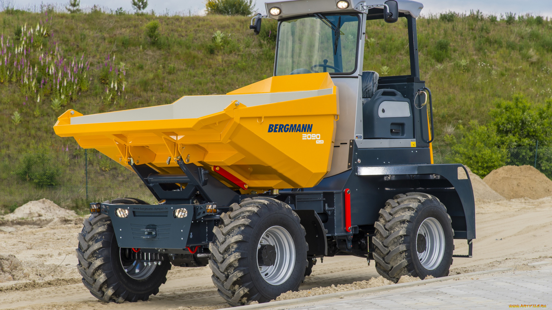 техника, фронтальные, погрузчики, bergmann