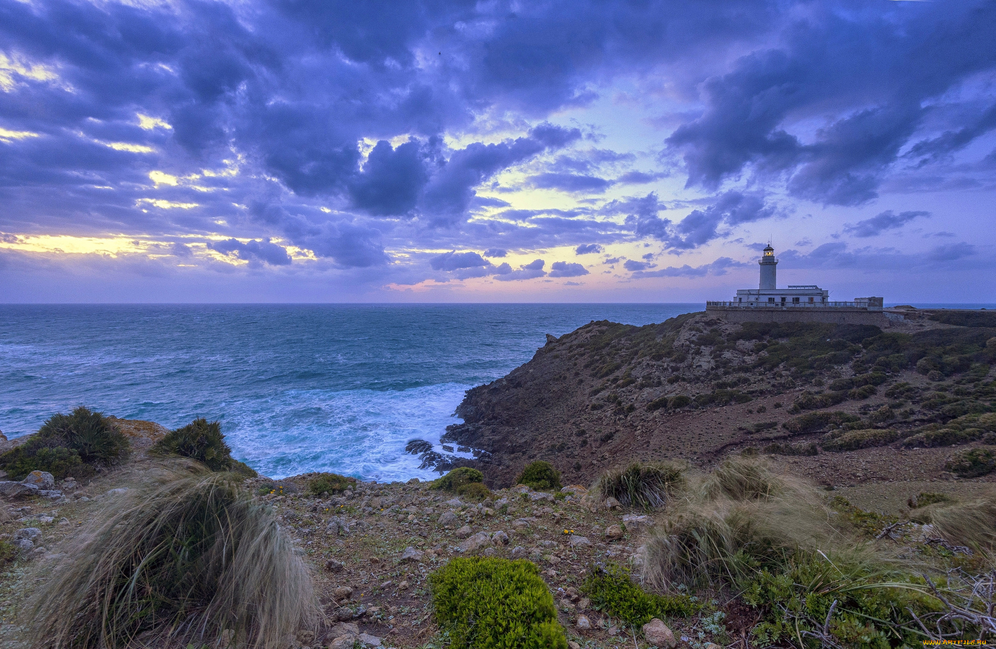 природа, побережье, простор