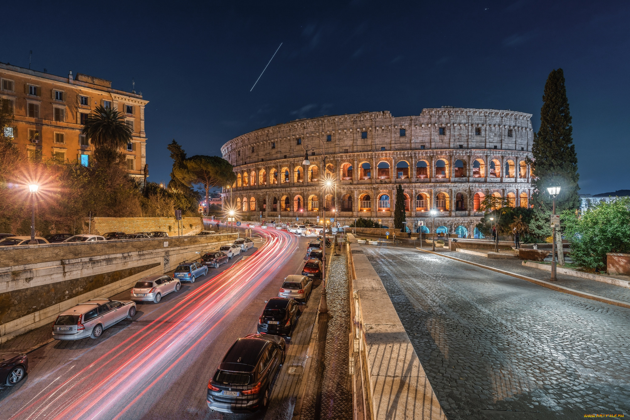 colosseo-, roma, города, рим, , ватикан, , италия, простор