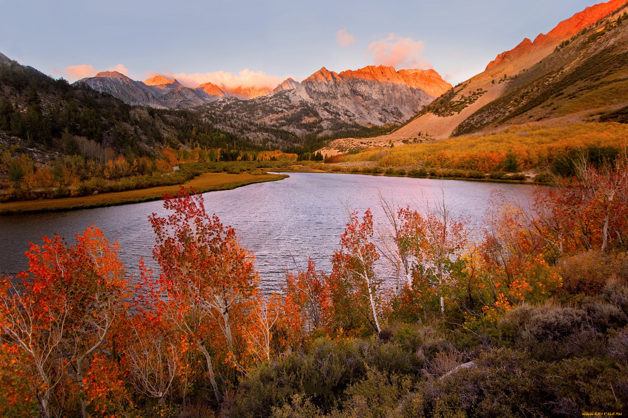 природа, реки, озера, простор