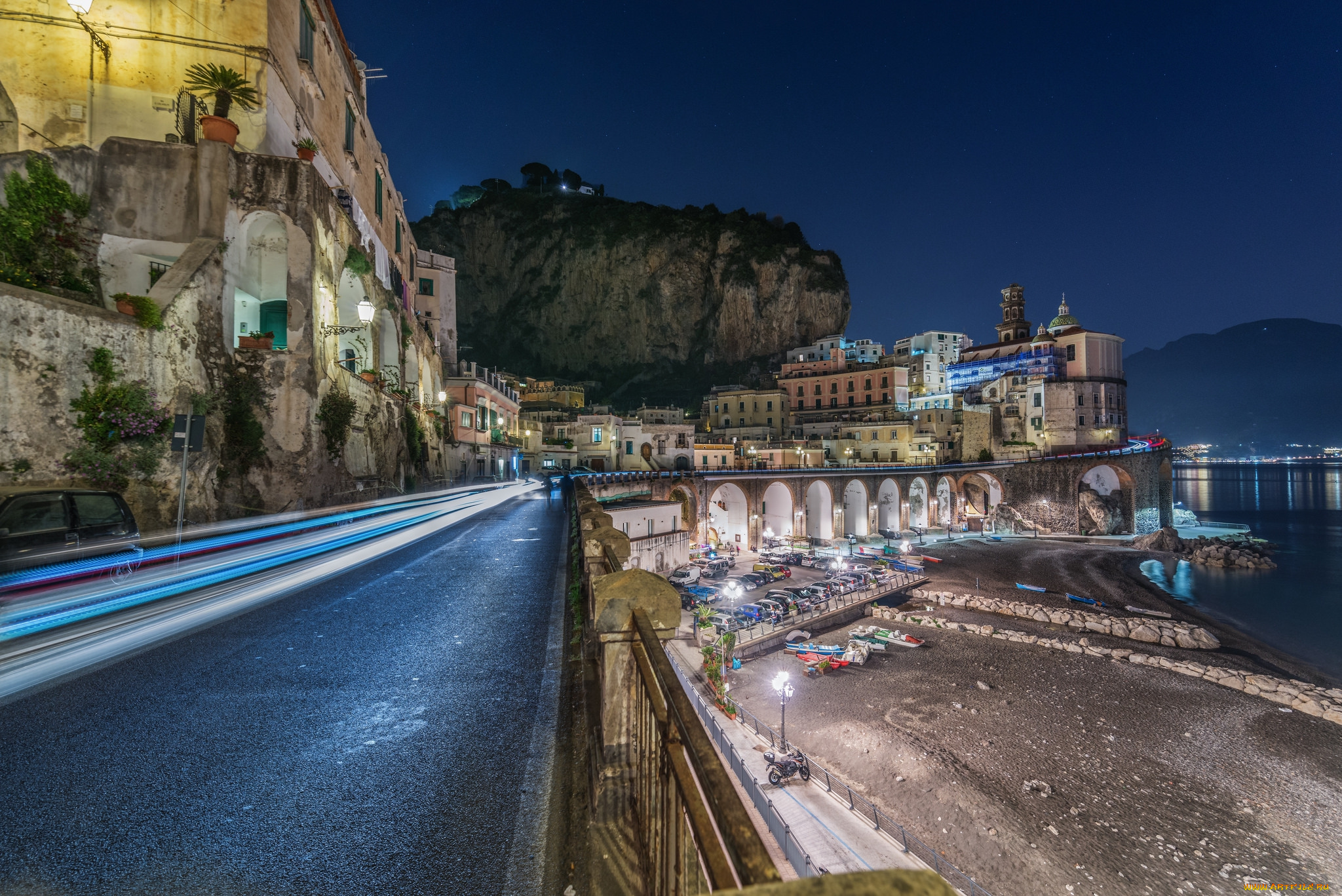 atrani, -, amalfi, coast, города, -, улицы, , площади, , набережные, простор