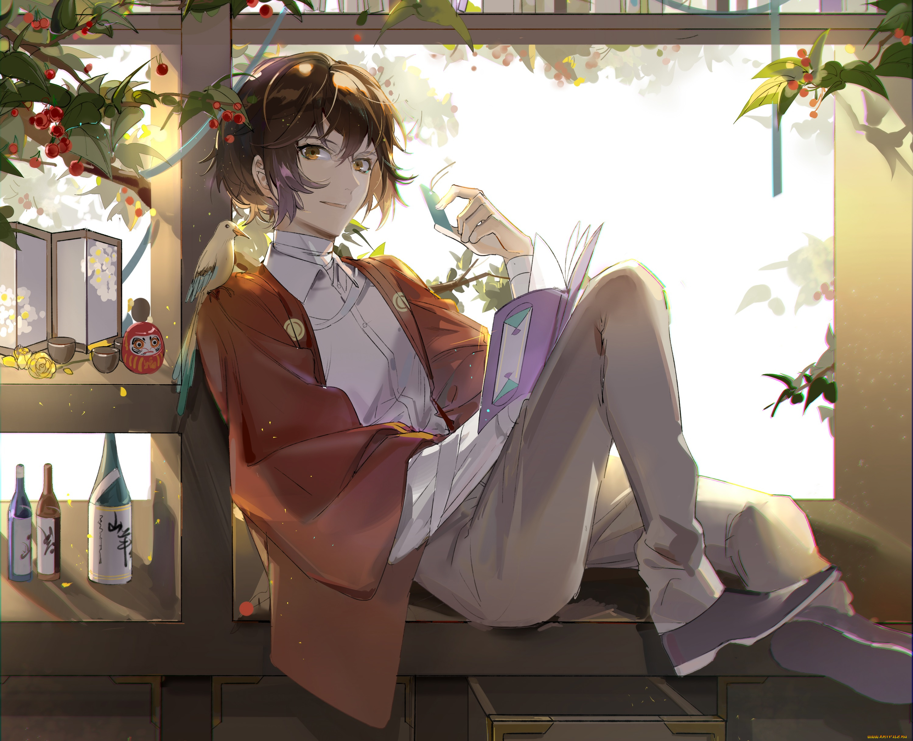 аниме, bungou, stray, dogs, бродячие, псы, литературные, гении