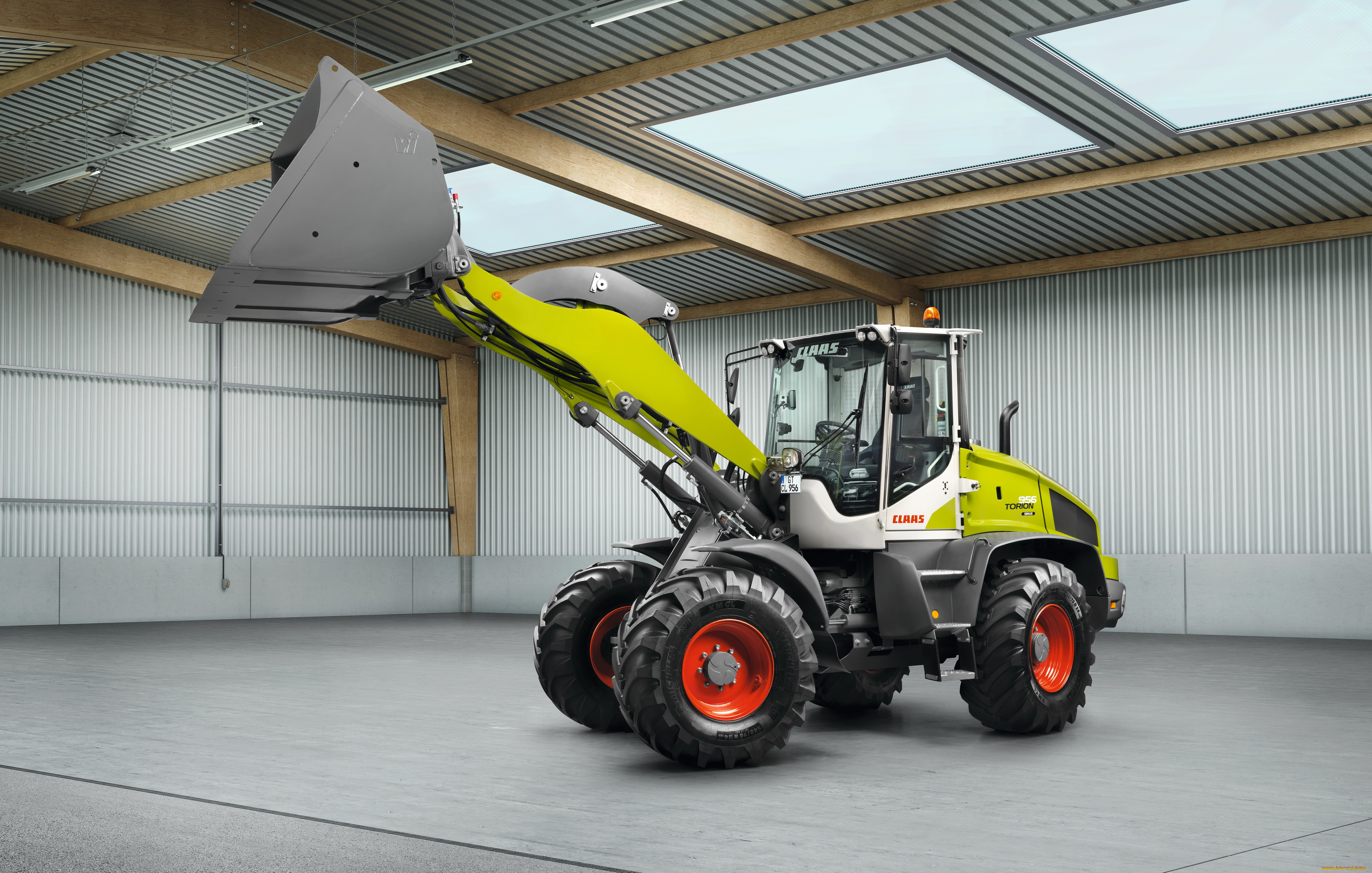 техника, фронтальные, погрузчики, claas