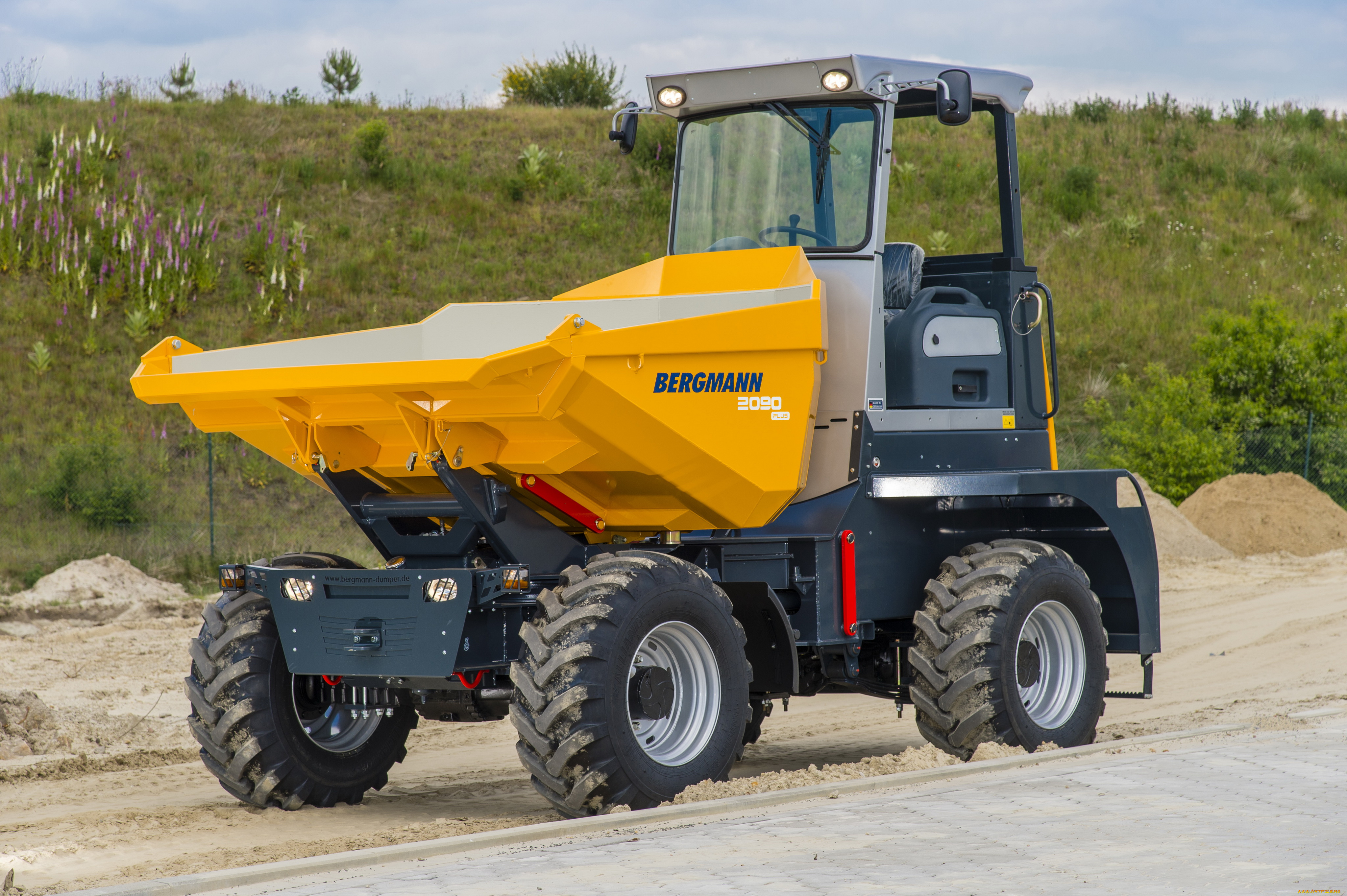 техника, фронтальные, погрузчики, bergmann