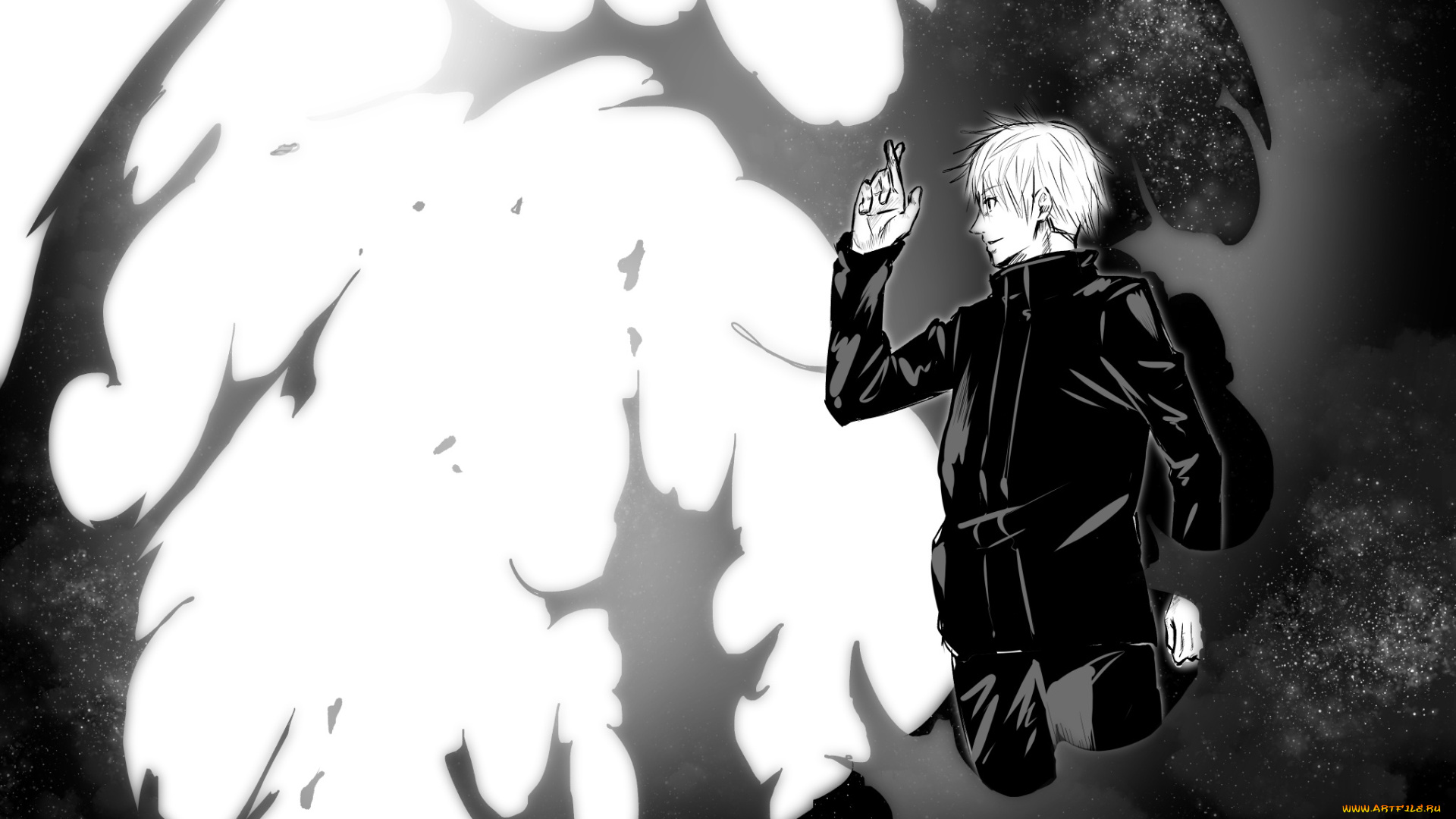 аниме, jujutsu, kaisen, магическая, битва