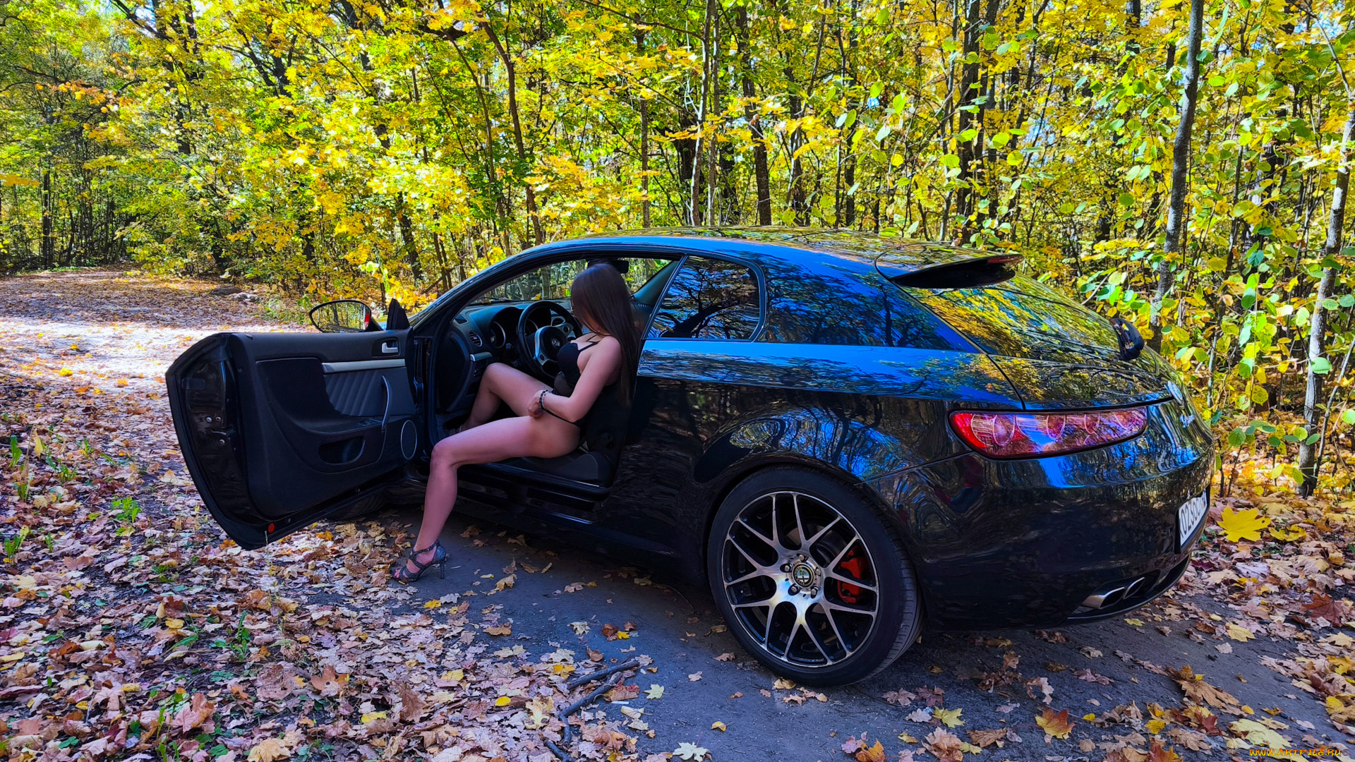 автомобили, -авто, с, девушками, alfa, romeo