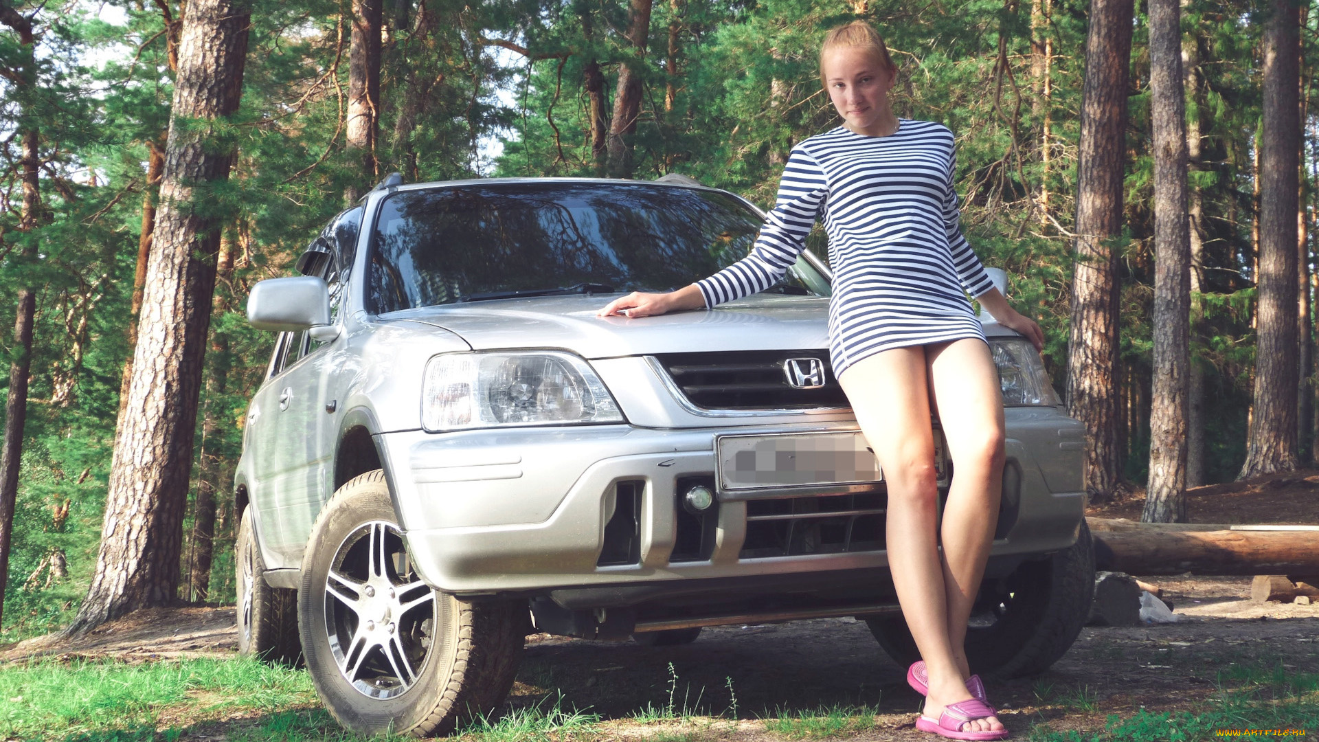 автомобили, -авто, с, девушками, honda