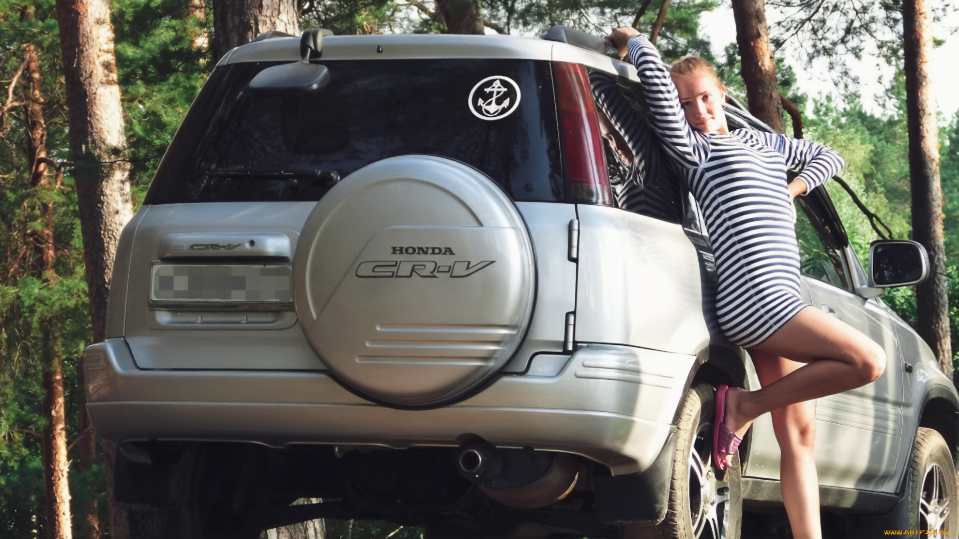 автомобили, -авто, с, девушками, honda