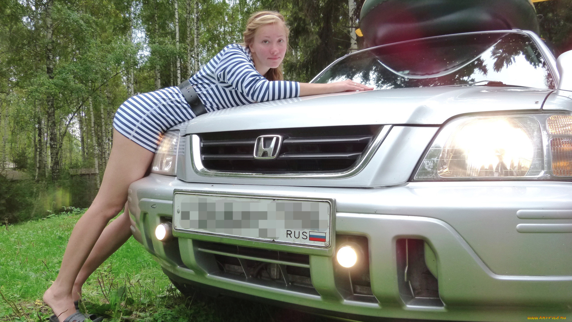 автомобили, -авто, с, девушками, honda