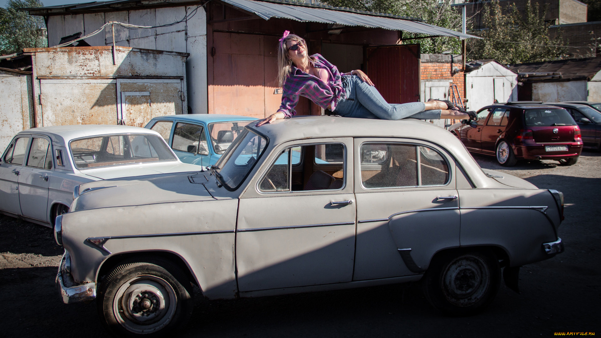 автомобили, -авто, с, девушками, красивая, девушка