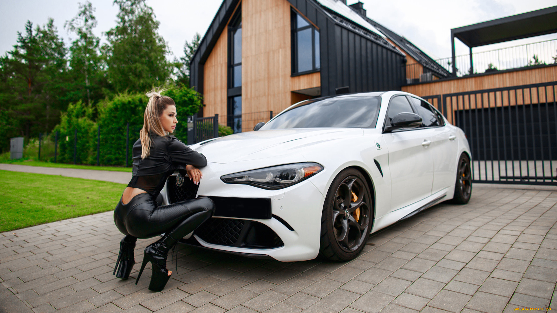 автомобили, -авто, с, девушками, красивая, девушка