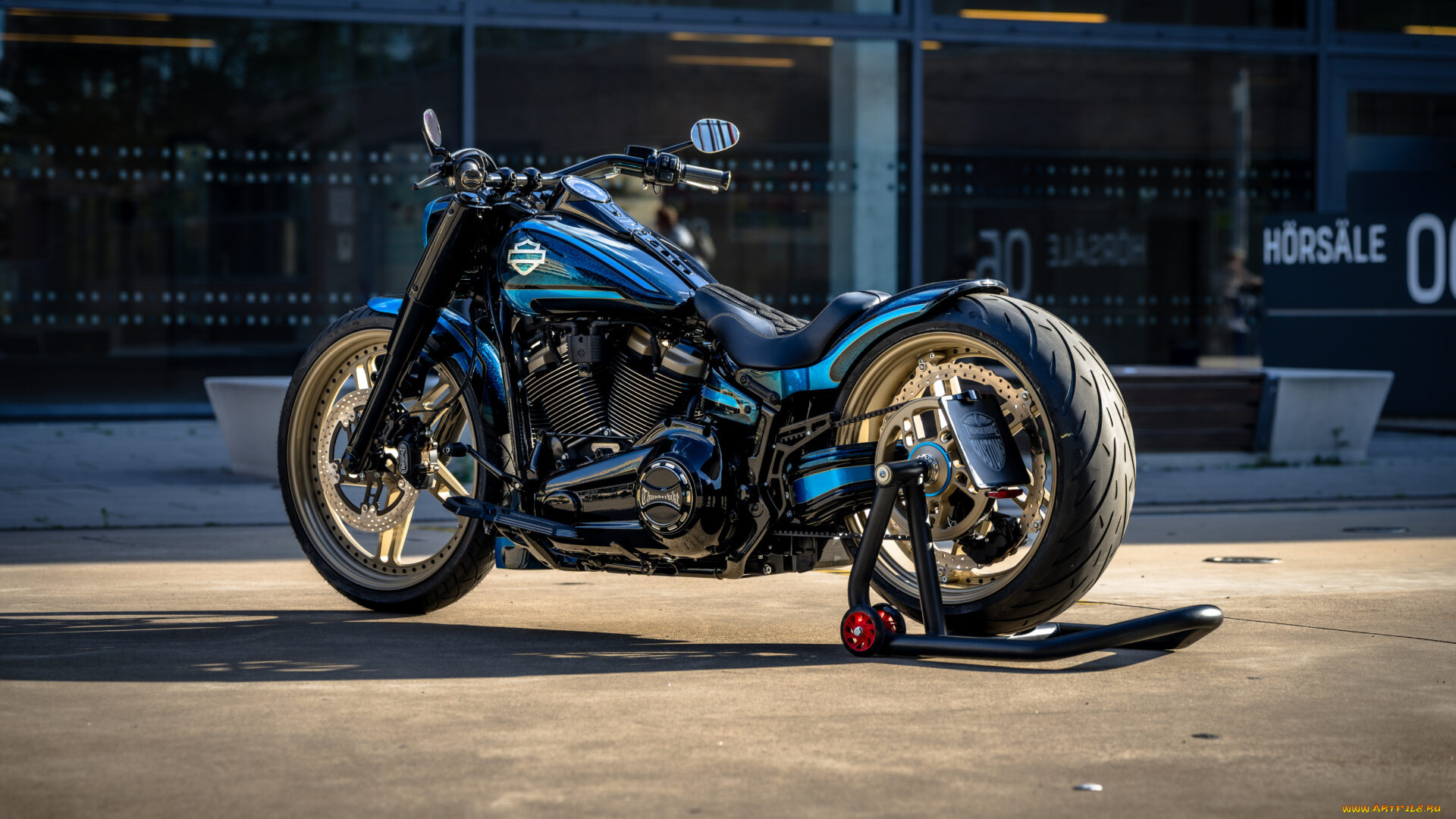 мотоциклы, harley-davidson, softail, fat, boy, customized, custombikes, half, hundred