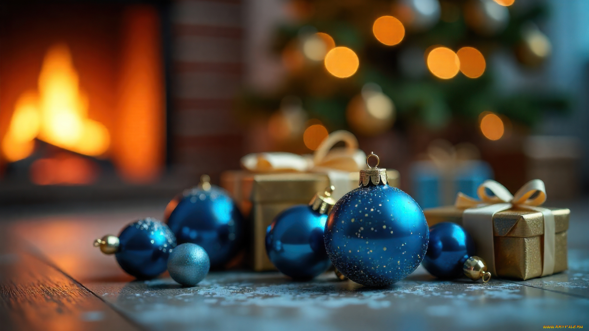 праздничные, подарки, и, коробочки, новогодняя