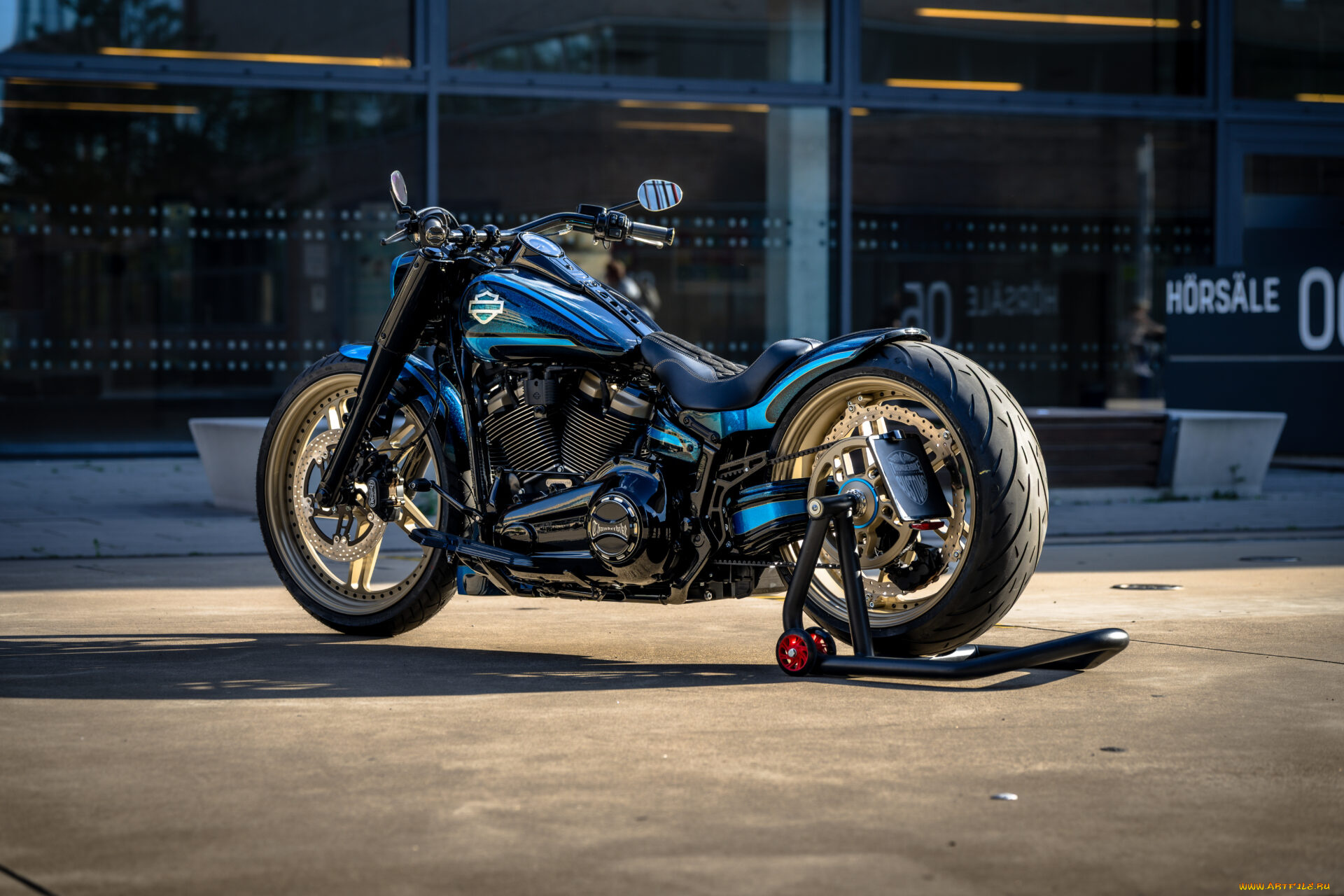 мотоциклы, harley-davidson, softail, fat, boy, customized, custombikes, half, hundred