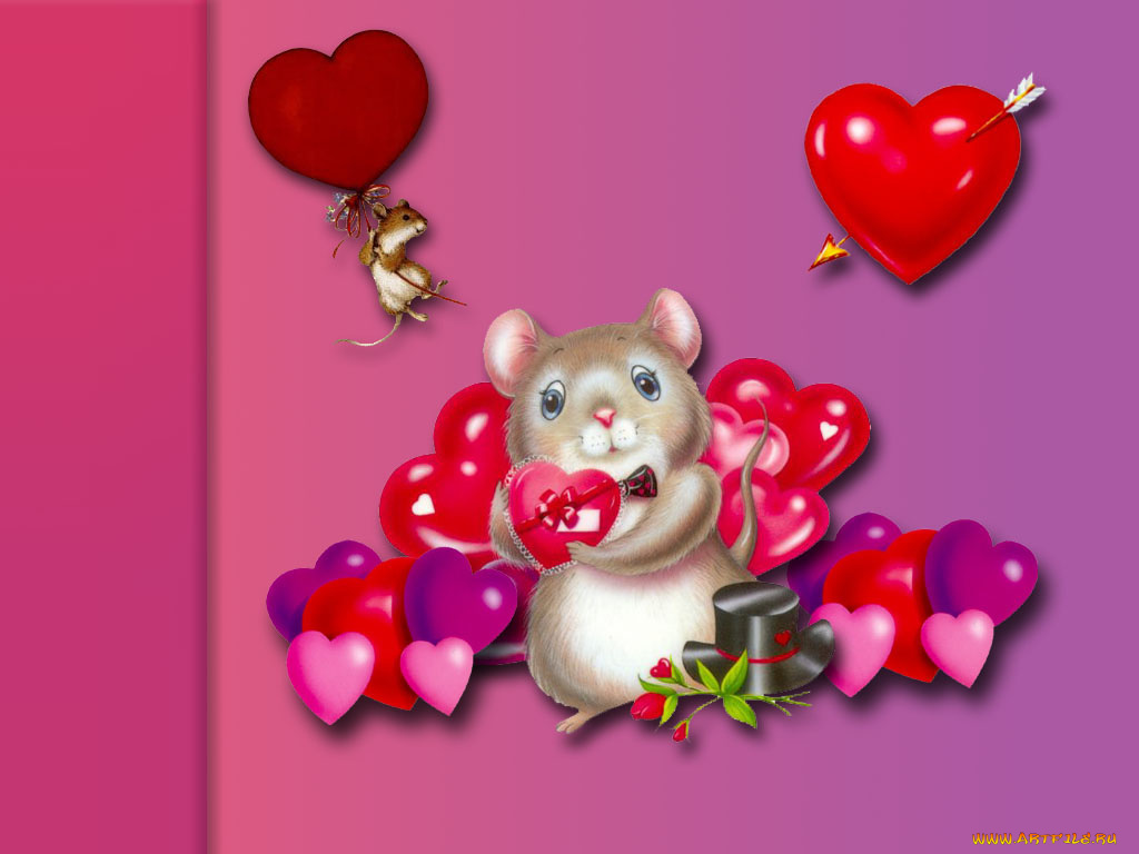 рисованные, животные, мыши, крысы