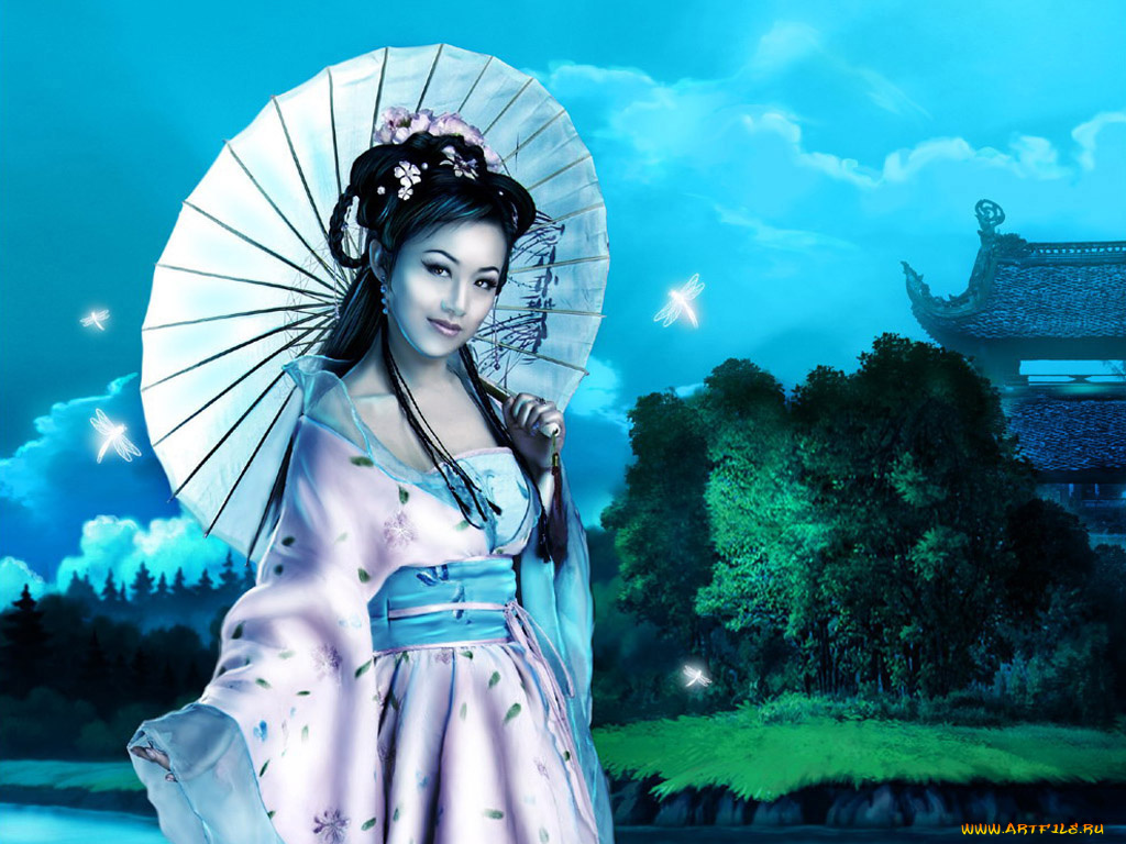 рисованные, люди