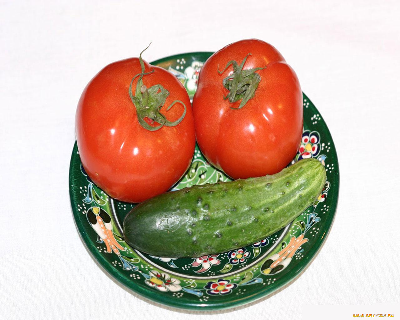еда, овощи, томаты, огурцы, помидоры