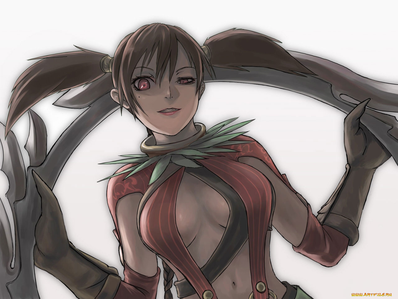 аниме, weapon, blood, technology