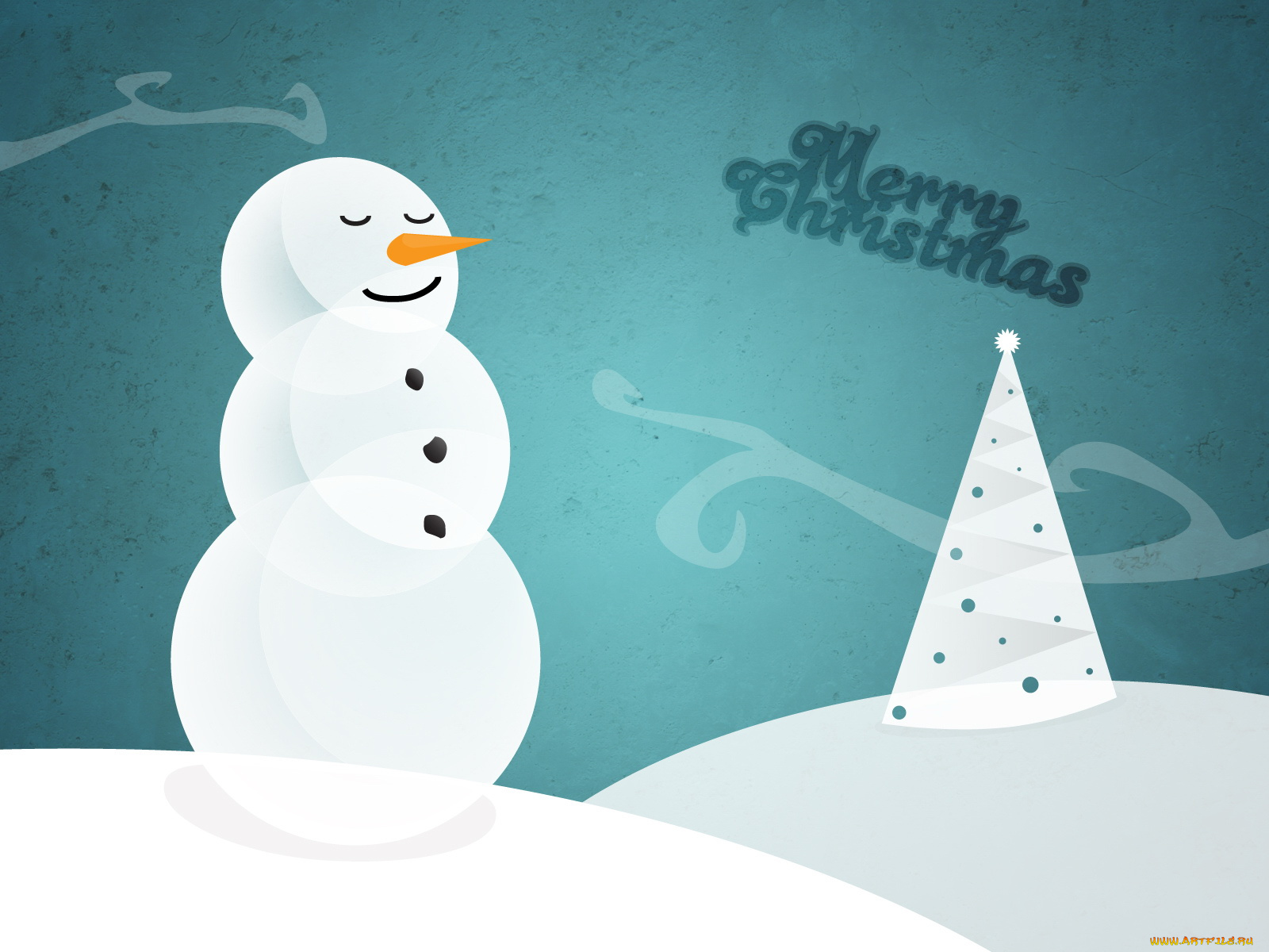 праздничные, векторная, графика, новый, год