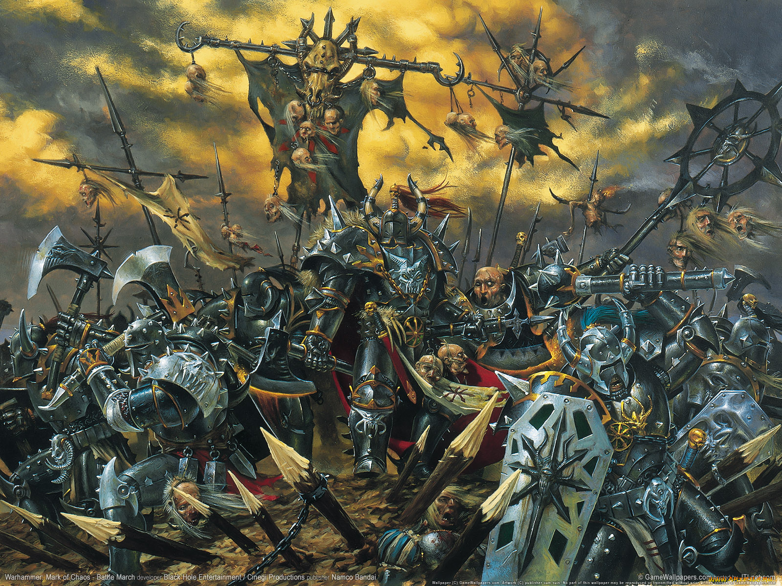 warhammer, mark, of, chaos, battle, march, видео, игры