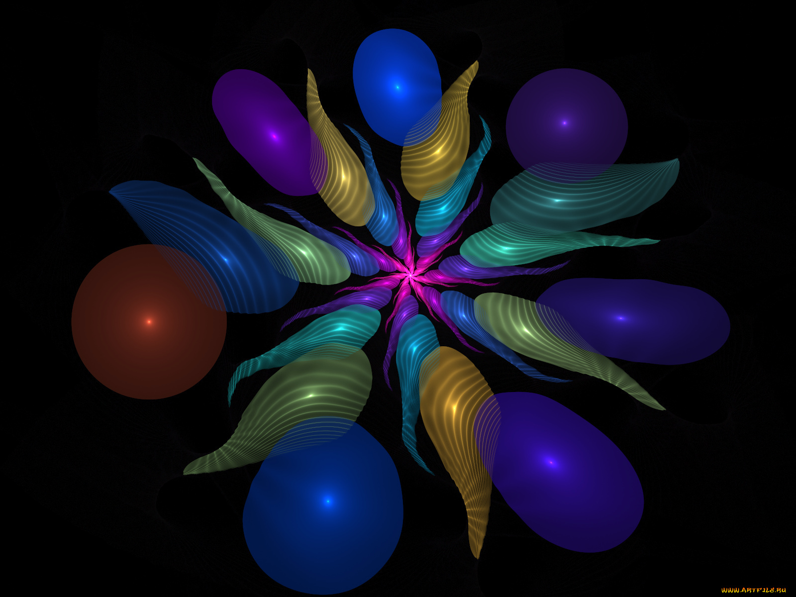 3д, графика, fractal, фракталы, узор, абстракция