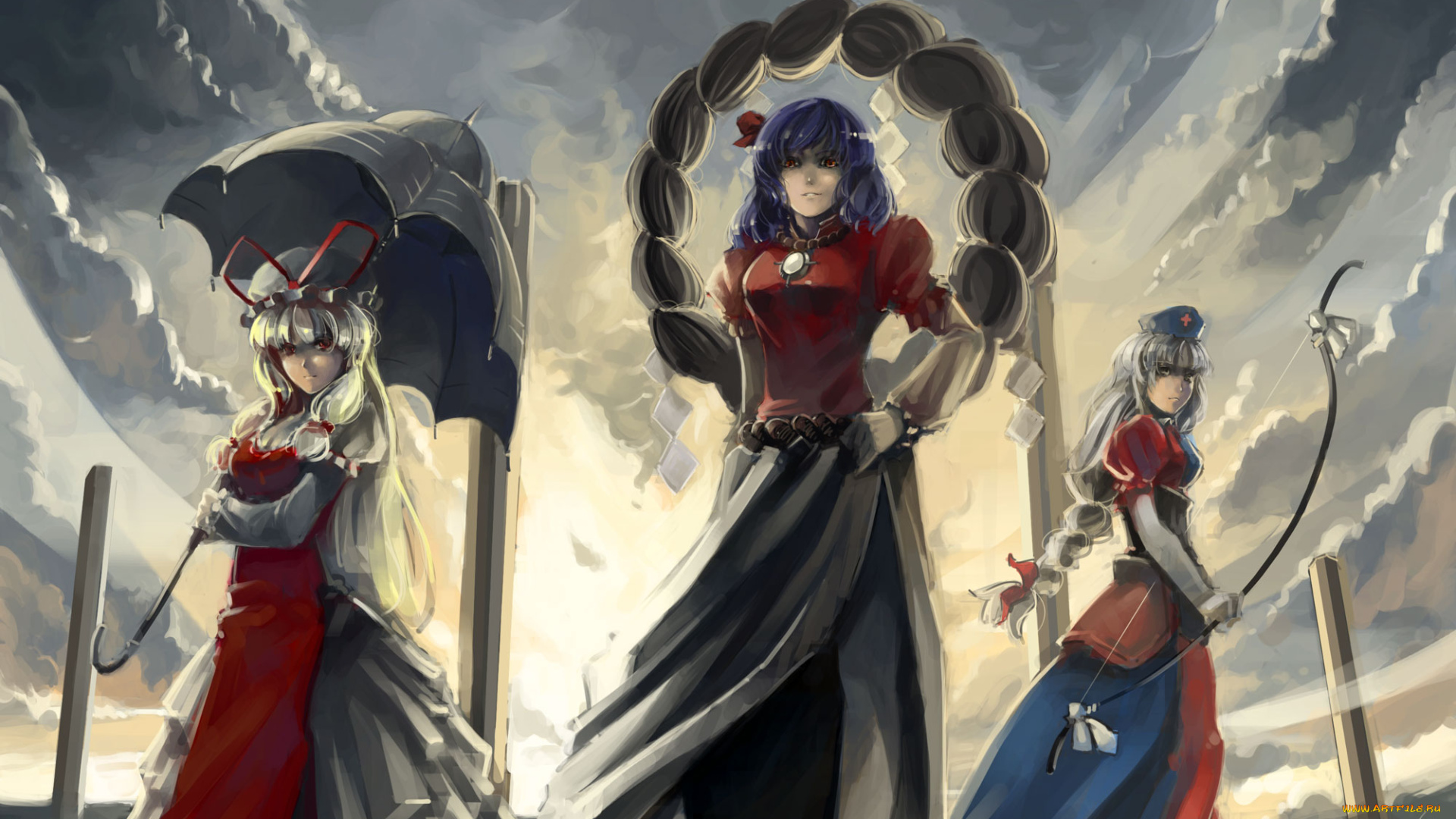 аниме, touhou, персонажи