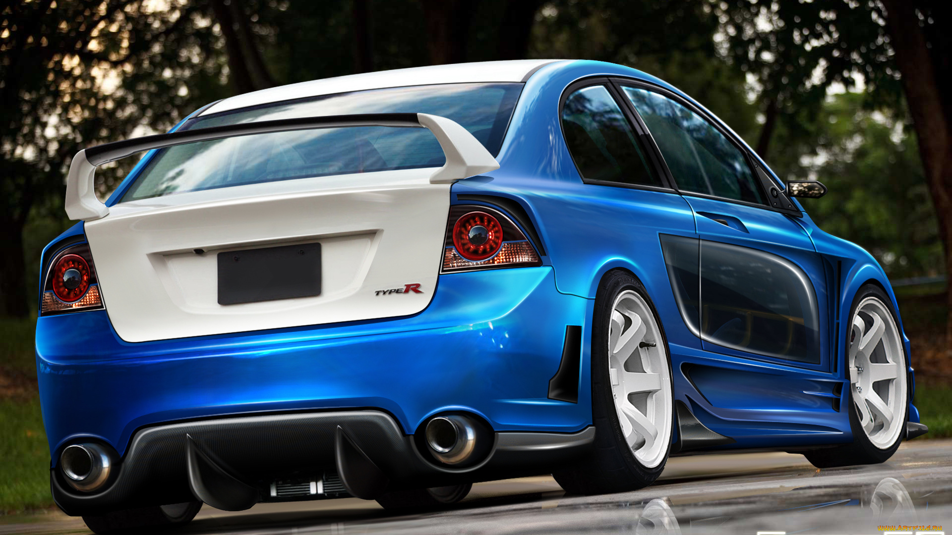 автомобили, виртуальный, тюнинг, honda