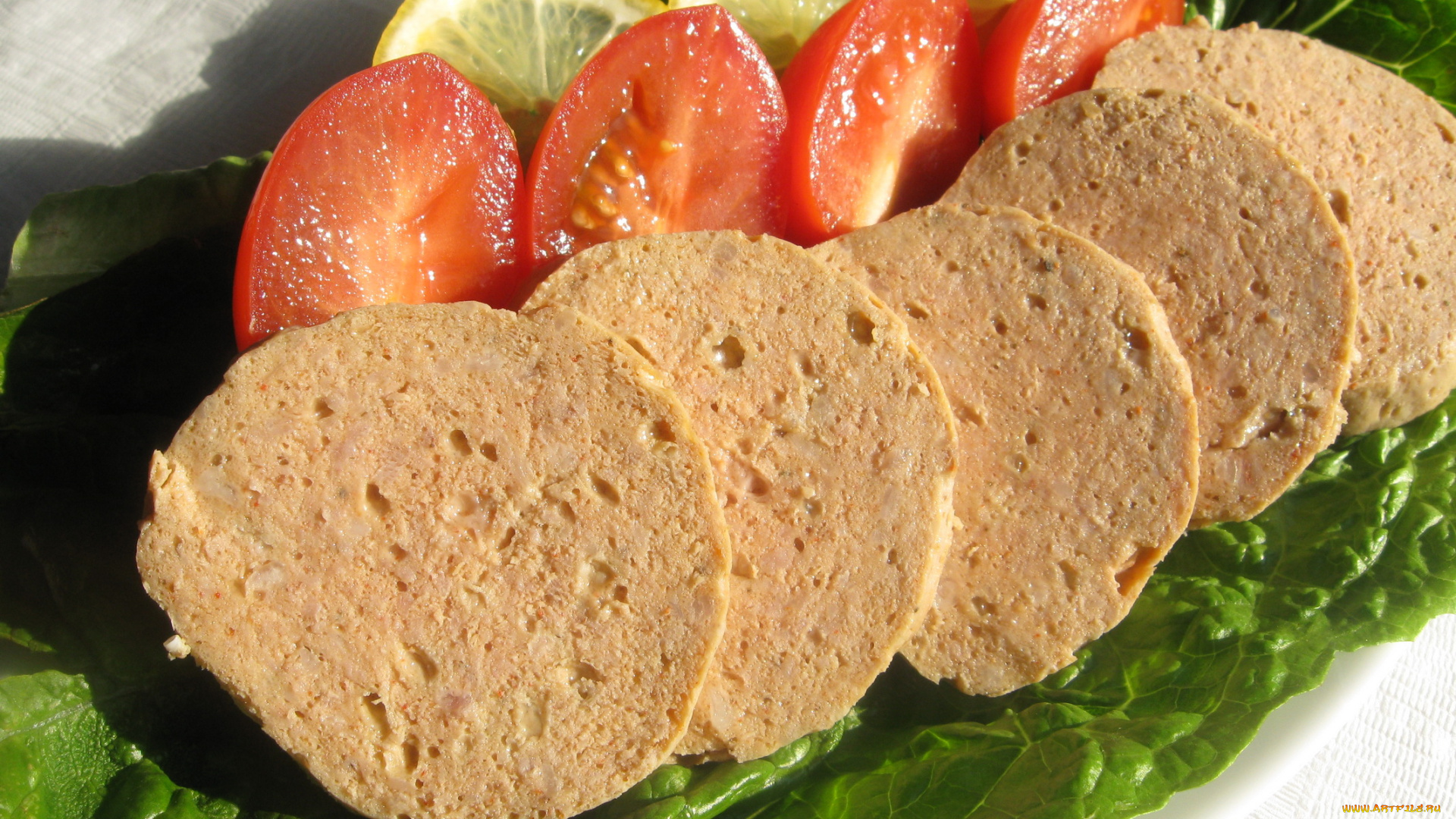 автор, varvarra, еда, мясные, блюда, рулет, помидоры, лимон, томаты