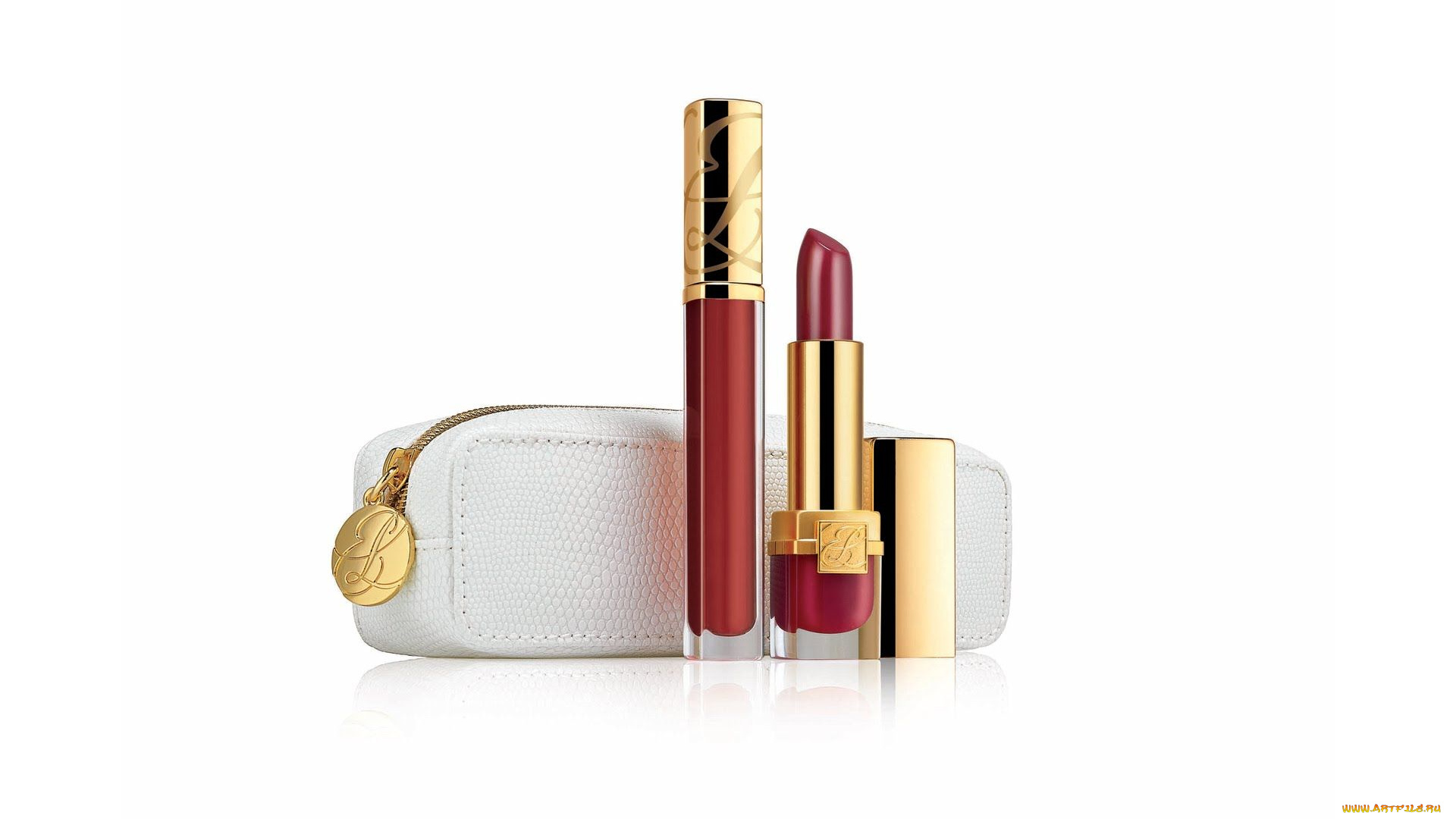 estee, lauder, бренды, блеск, помада, косметичка